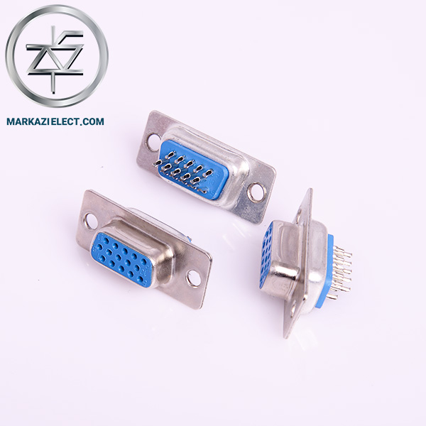 سوکت و کانکتور - مادگی سرکابل DB15-VGA - فروشگاه الکترونیک مرکزی