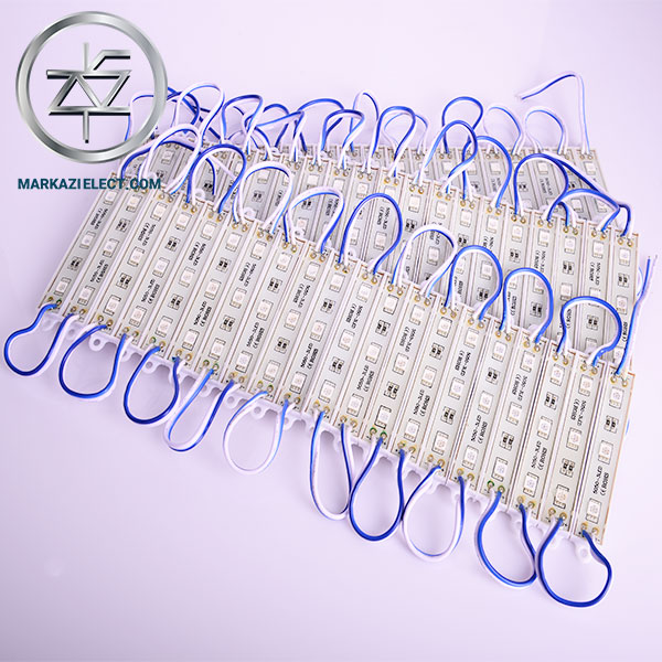 بلوکی آبی LED Block 5054 12V - فروشگاه الکترونیک مرکزی